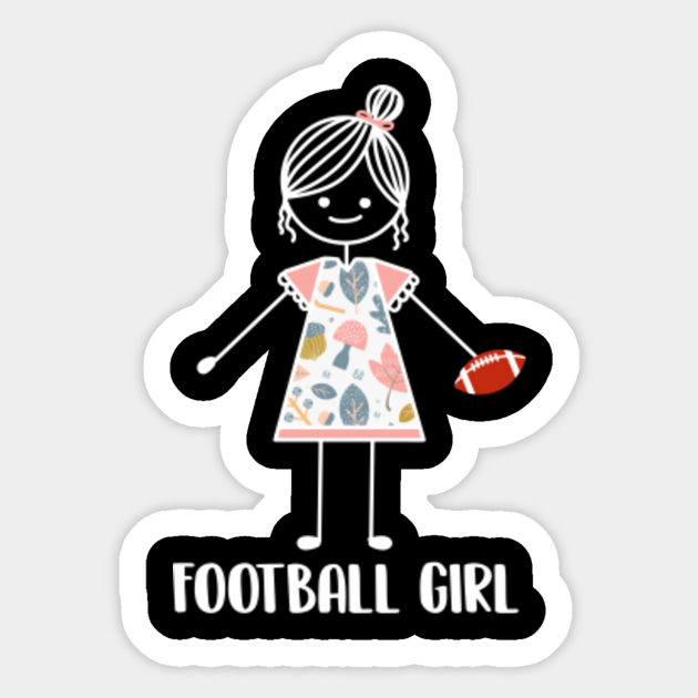 American Football Team Player - Football - Sticker | TeePublic